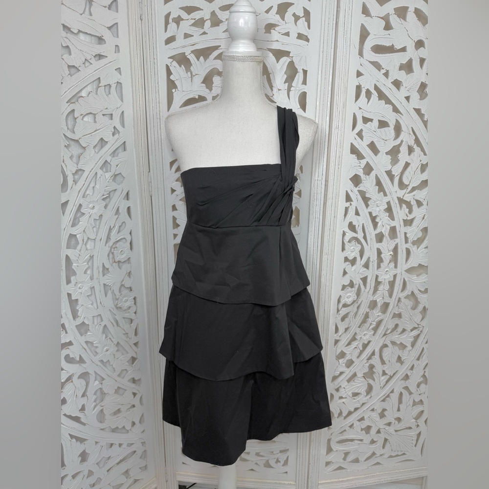 Robert Rodriguez Black One-Shoulder Dress - Picture 2 of 10